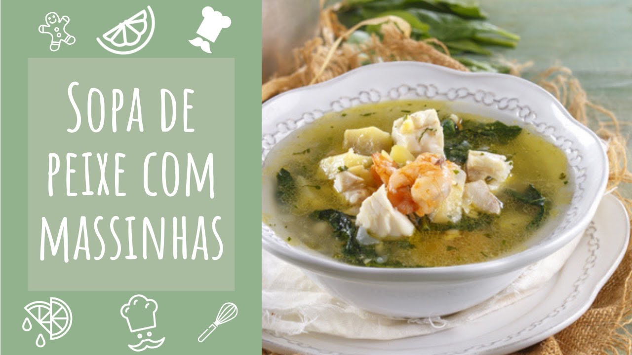 Sopa de peixe com massinhas