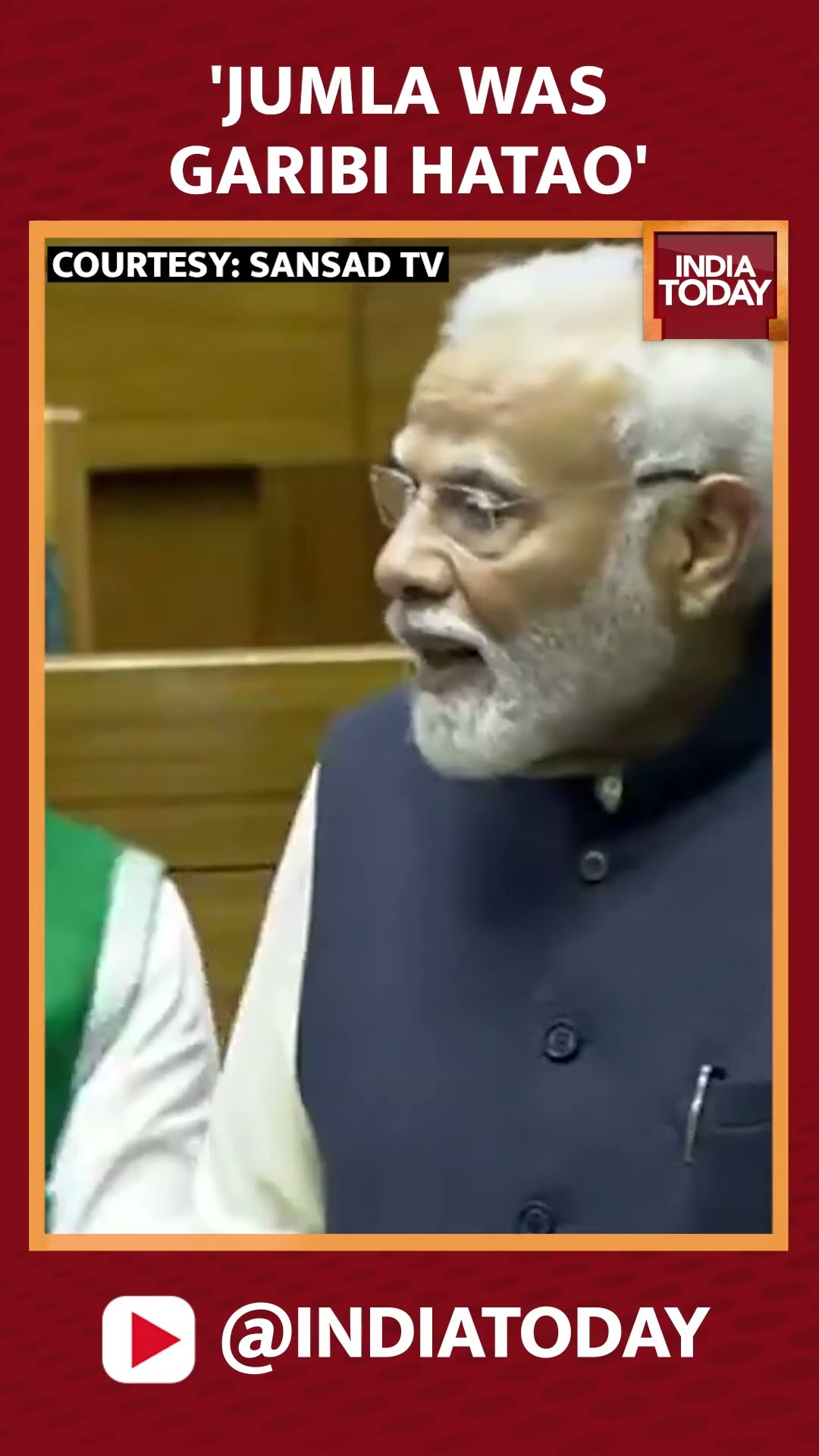 Congress' 'Garibi Hatao' Biggest 'Jumla' In India: PM Modi In Parliament | India Today