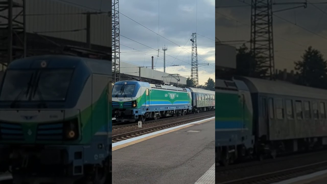 Siemens Smartron leaves Karnobat railway station, 2 October 2023  