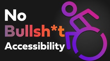 No Bullsh*t Guide to Website Accessibility
