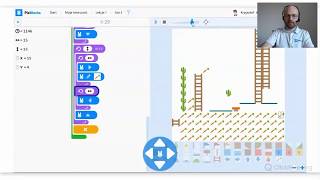 Jak zrobić własną grę? - programowanie bloczkowe i phyton w webinarze Lekcje Informatyki PixBlocks screenshot 5