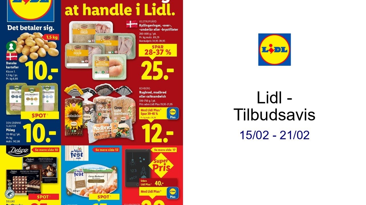 Lidl - Tilbudsavis 15/02 - 21/02