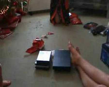 Alix gets a PS2 for Christmas!!!