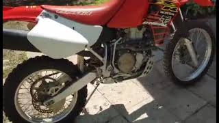 XR650R running