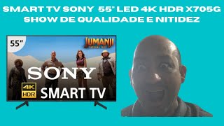 Smart TV Sony  55” LED 4K HDR X705G Show de Qualidade e Nitidez