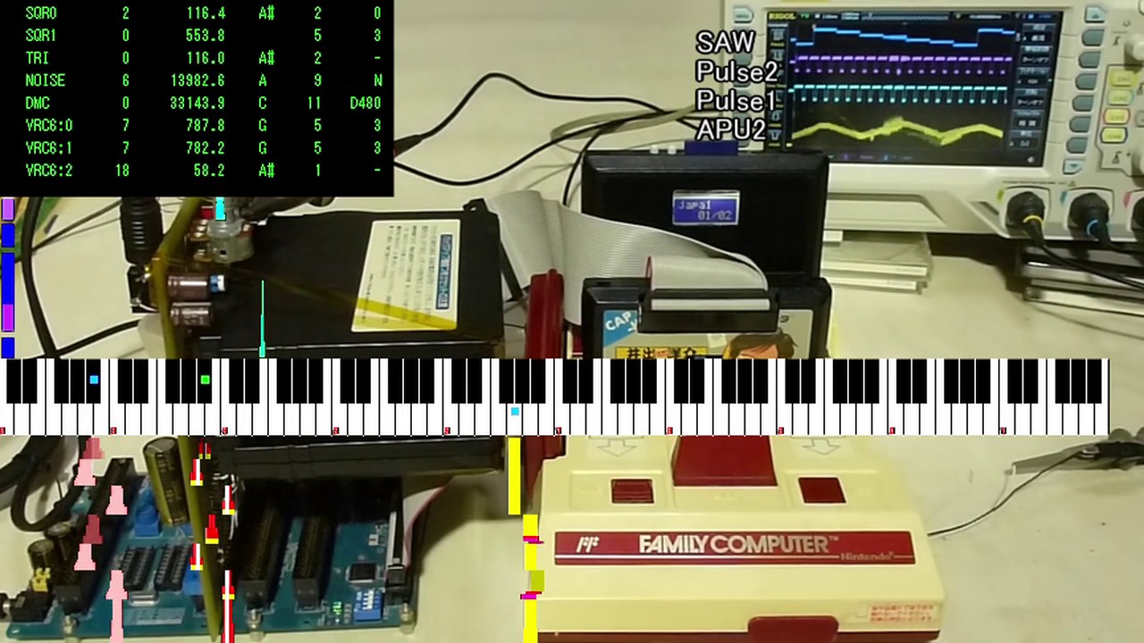 ようこそジャパリパークへをファミコン+ V R C 6 で鳴らしてみた けものフレンズ 2A03+VRC6 - YouTube