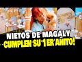 Magaly medina celebra el primer aito de sus mascotas a lo grande en su casa