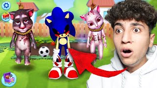 *SONİC.EXE OYUNA GİRDİ * MY TALKİNG TOM VE ANGELA ÖLDÜ !! (Gece 3'te Sakın Oynamayın)