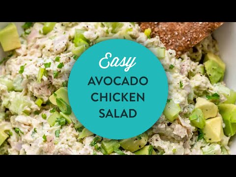 EASY AVOCADO CHICKEN SALAD