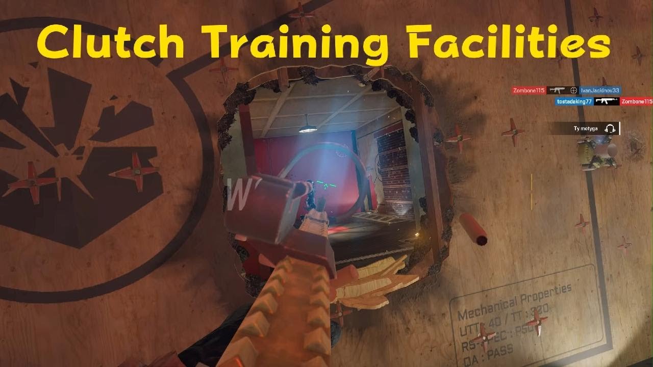 Clutch Training Rigs Tom Clancy's Rainbow Six Siege (Clutch Training Facilities) - YouTube