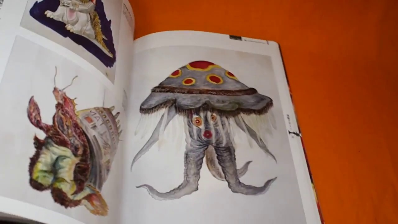 Ultraman Kaiju obras de arte 1971-1980 tokusatsu Monstruos Libro De Arte Importado de Japón F//S