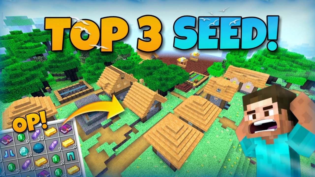 🔥TOP 3 GOD SEEDS For Minecraft Bedrock And Pocket Edition | Seed ...