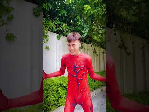 Spiderman transformed into Venom for love and harmed Spidergirl | #shorts #youtubeshorts #funny