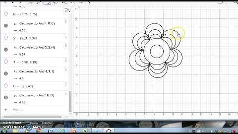 flower con geogebra