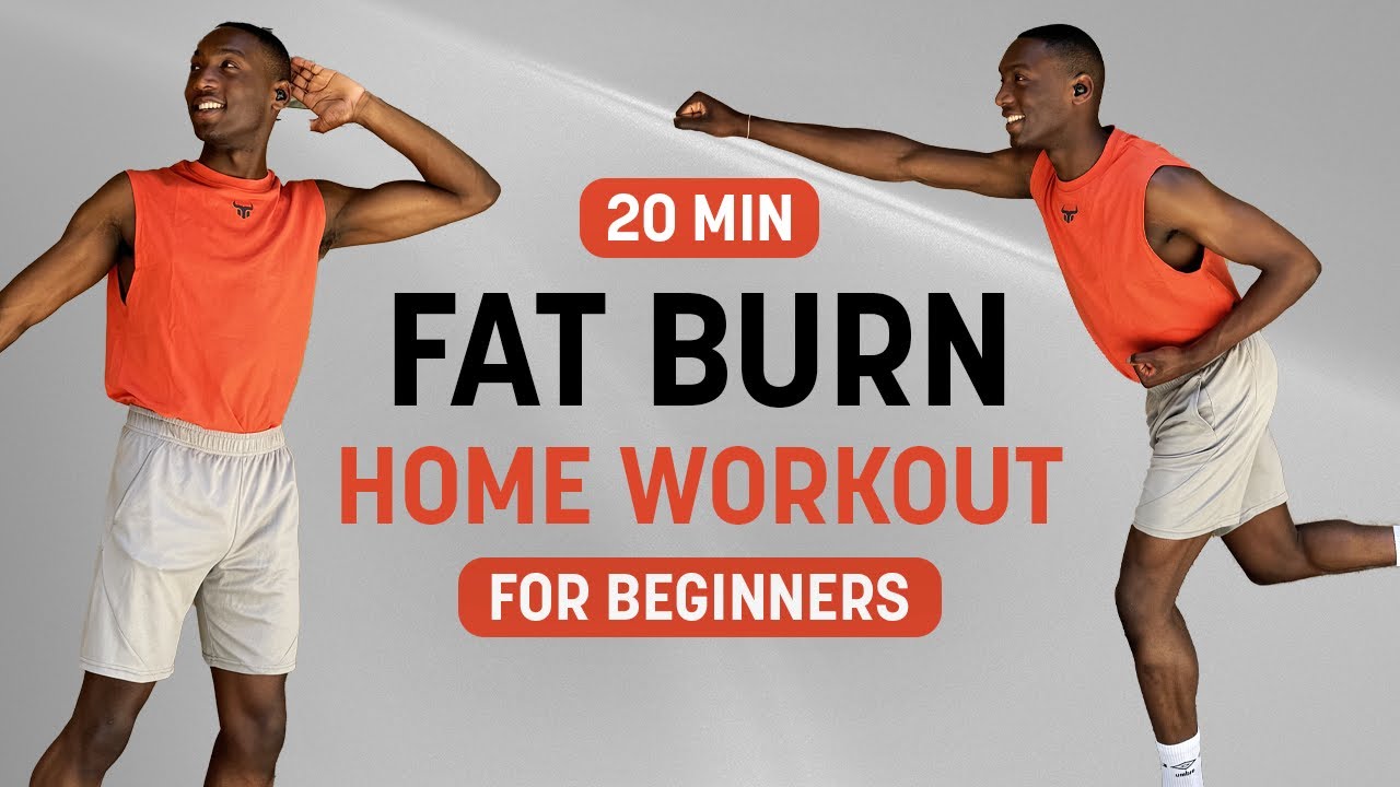20 MIN FAT BURN AT HOME WORKOUT FOR BEGINNERS | 400 Calories | High ...
