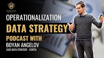 Operationalizing Data Strategy | Data Master Class Podcast With Boyan Angelov | Lead Data Strategy