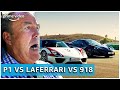 Porsche 918 vs. Ferrari LaFerrari vs. McLaren P1 | The Grand Tour | Amazon Prime Video NL