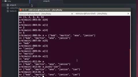 Learn Ruby Arrays Intro (Computer Programming Coding Tutorial)