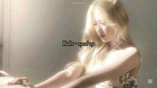 「 ✦ Adele - Hello - sped up ✦ 」