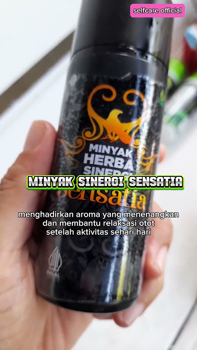 Minyak herba sinergi sensatia ( MHS ) NEW #bahasobat #minyaksinergi #shorts #urut #feedshorts