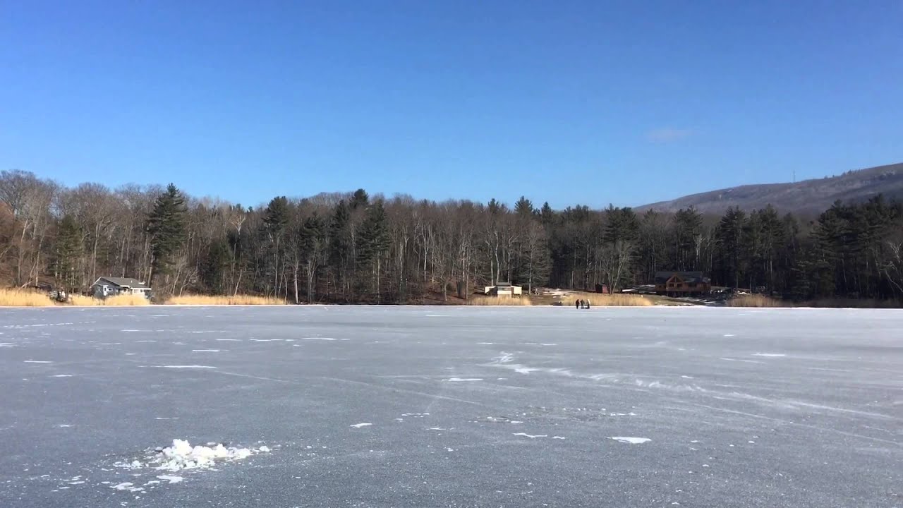 Ice Noises Windsor Lake North Adams, MA YouTube