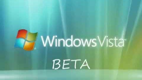 Window beta vista startup shutdown reversed