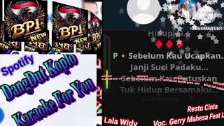 Restu Cinta - karaoke koplo - Gerry Mahesa Feat Lala Widy #gerrymahesa #lalawidi