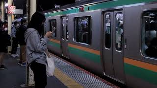 E231系1000番台ヤマU507編成藤沢駅発車