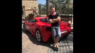 На Ferrari 488 GTB по Дубаи. Виталий Бихунов