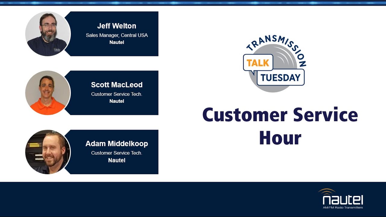 Transmission Talk Tuesday Customer Service Hour YouTube