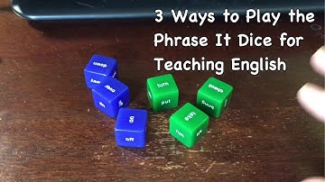 How To Use the Phrase It Dice Game for Teaching and Learning English | Educational Games