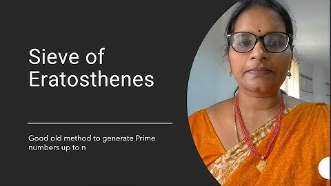 Sieve Method to generate Prime numbers in a range