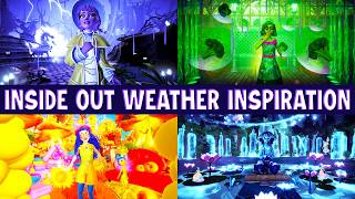 Inside Out Weather Inspiration in Disney Dreamlight Valley. How To Make EVERY FEELING!
