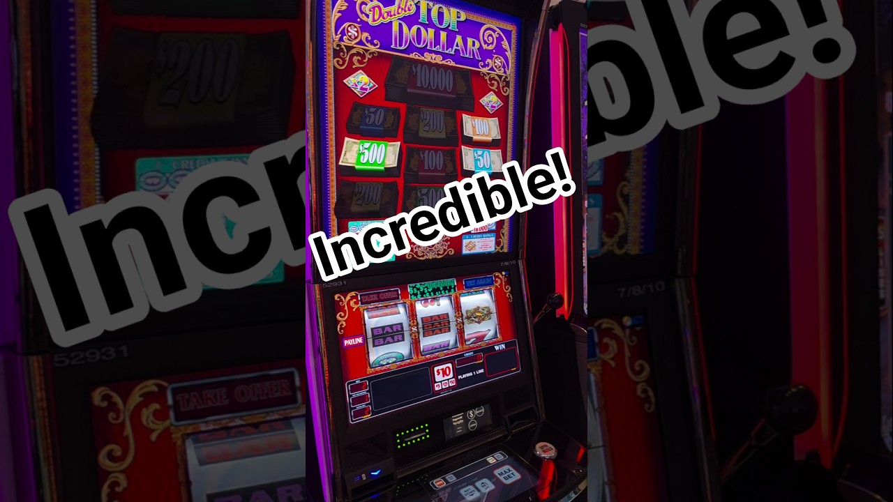 When  Top Dollar Lights Up! #slots #slot #casino #casinos #gambling #jackpot #handpay #topdollar