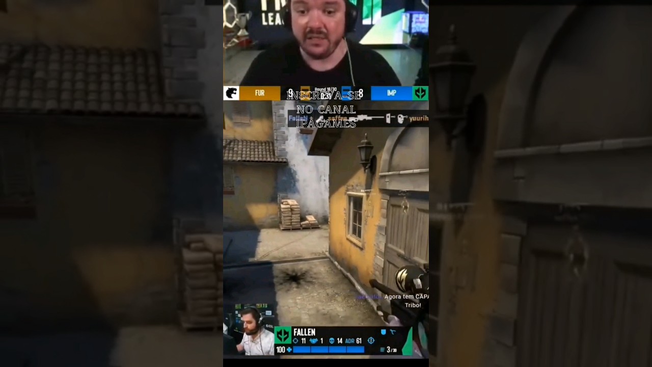 GAULÊS narra Jogada ABSURDA do FALLEN! 