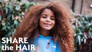 Model’s Natural Afro Hair Gets An Epic Restyle | SHARE THE HAIR