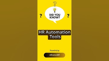 HR Automation Tools | Streamline Your Workflow