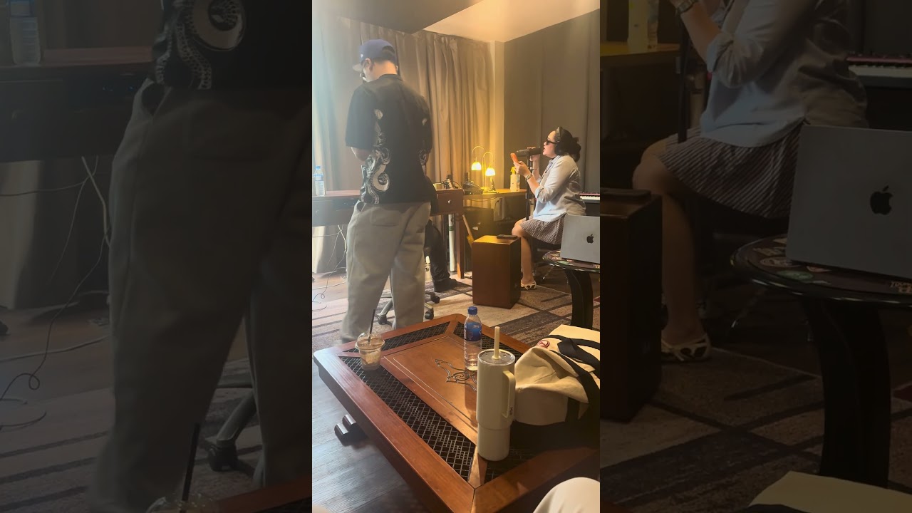 High-resolution video frame from a Session Box artist feature