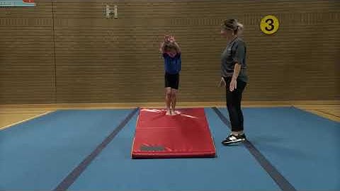 Forward roll down an incline