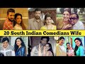 20 South Indian Comedians Wife 2021 | Beautiful Wives of South Comedians - Brahmanandam, Ali