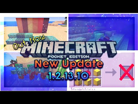Minecraft PE (Aquatic Update Beta!) For Android and Windows 10 - YouTube