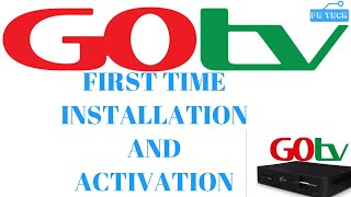 GOTV first time installation and activation