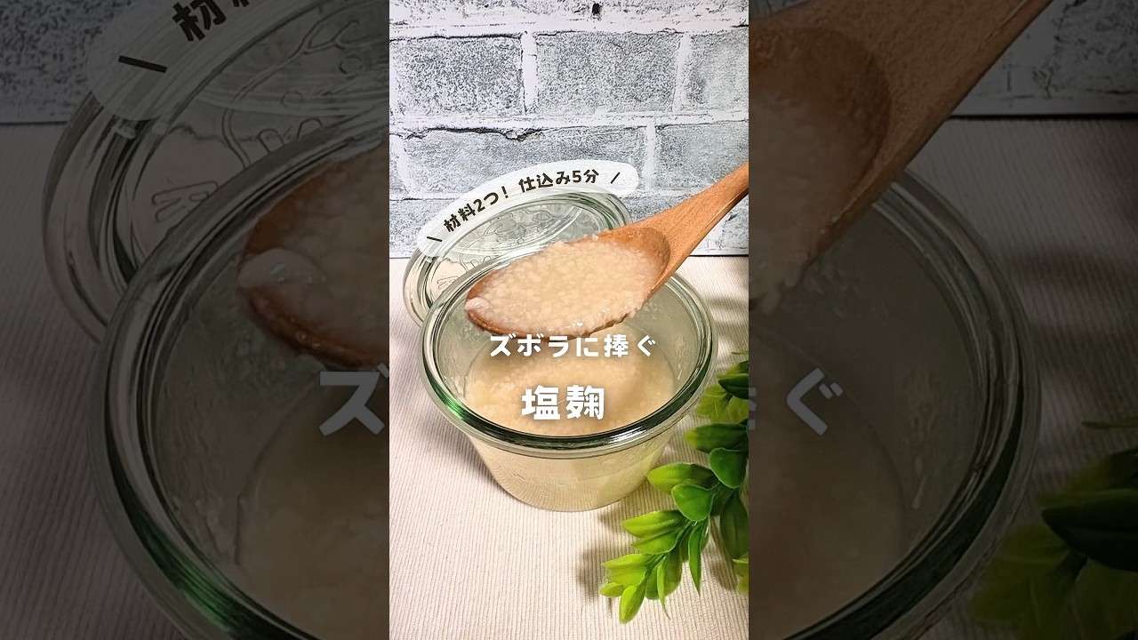 ズボラに捧ぐ！簡単 無添加★塩麹 詳細↓