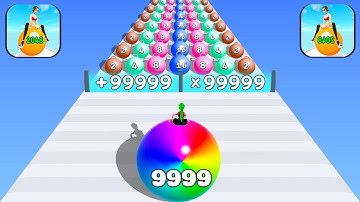 Ball Run 2048, Canvas Run, Pancake Run ​- All Levels Gameplay Android,ios New Mobile Games ISKLVB