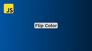 Change Background Color using JavaScript | JavaScript Projects | Goose