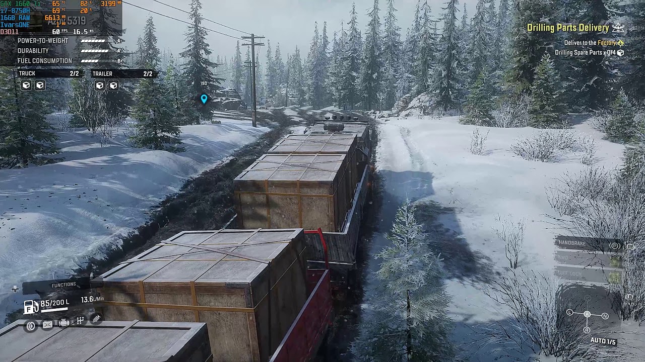 SnowRunner Walkthrough Part 124 "Drilling Parts Delivery" [2160p60