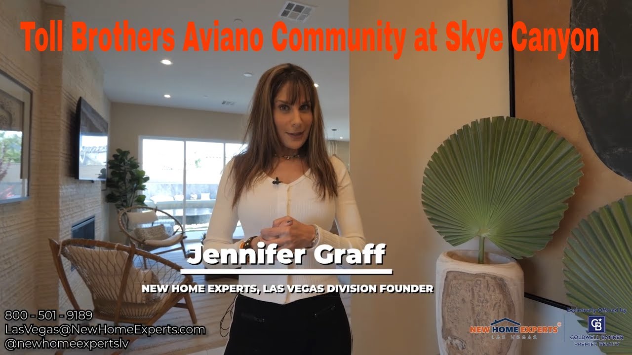 Skye Canyon Toll Brothers Aviano AVELLINO Model and Production Home Tour