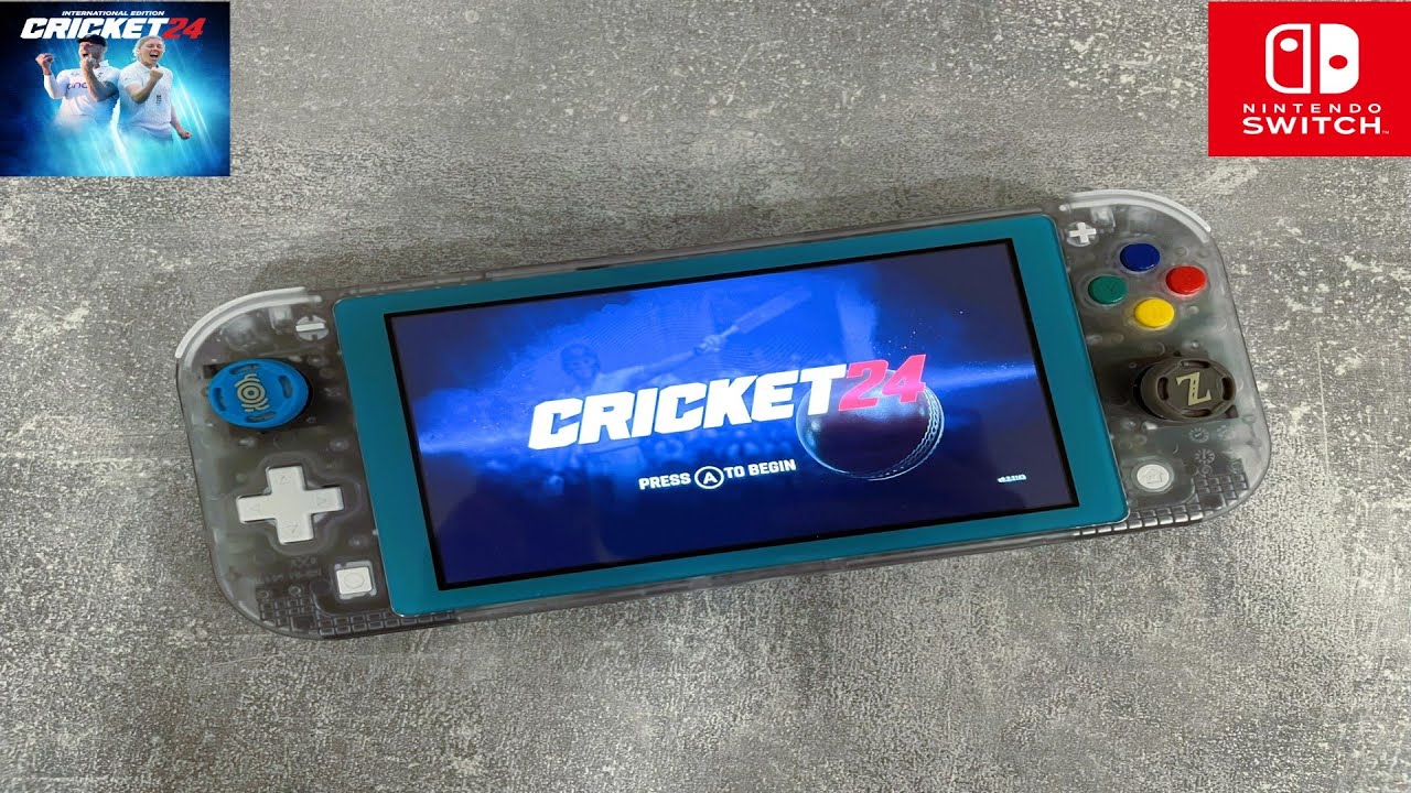THE MOST REALISTIC VIDEO GAME EVER! Cricket 24 Nintendo Switch Lite Gameplay