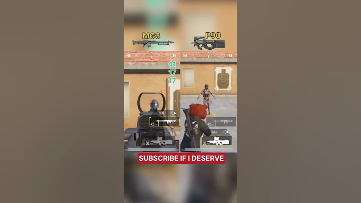 MG3 vs P90 Damage #pubgmobile #pubg #shorts