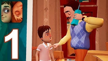 Hello Neighbor Hide & Seek BETA - Gameplay Walkthrough Part 1 - Stage 1 (iOS)